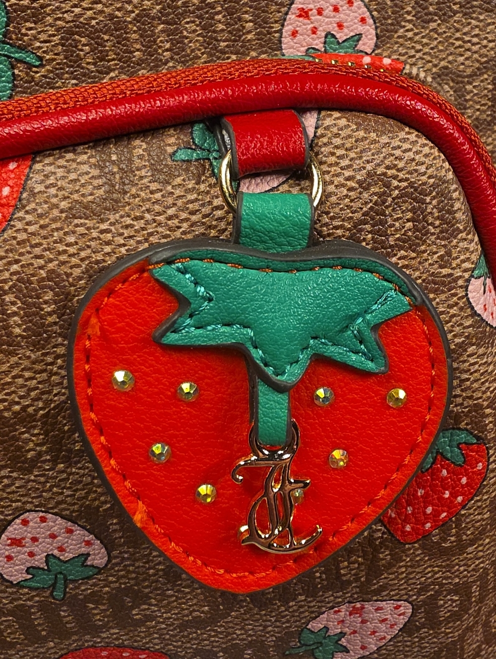 Kids Juicy Couture Strawberry Print Backpack NWT! - Picture 7 of 8